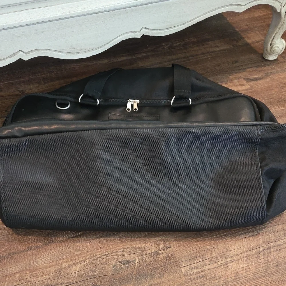 Harley-Davidson Black Dufflebag Canvas And Faux Leather 22